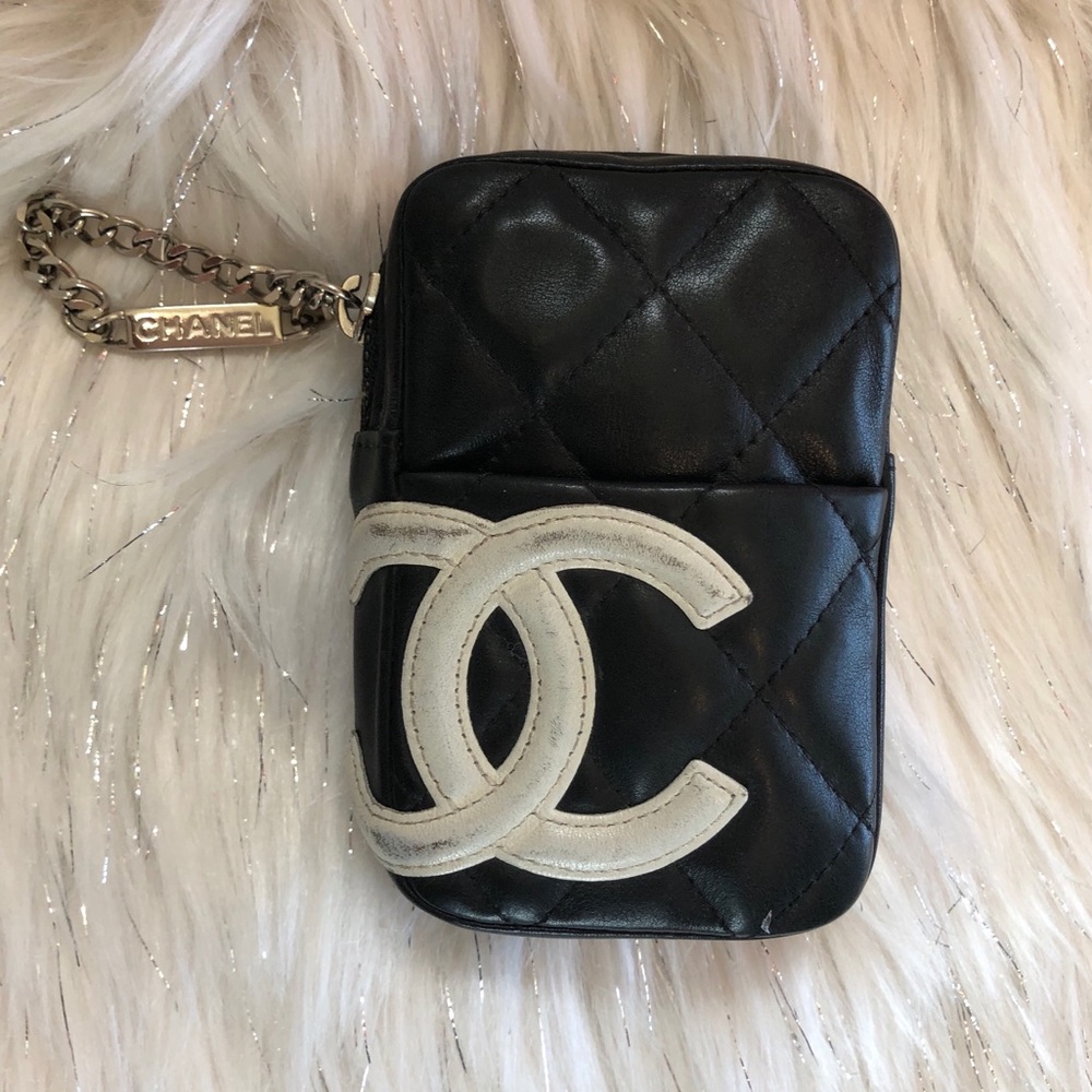 💯% Authentic Chanel Ligne Cambon  Belt Bag/Pouch